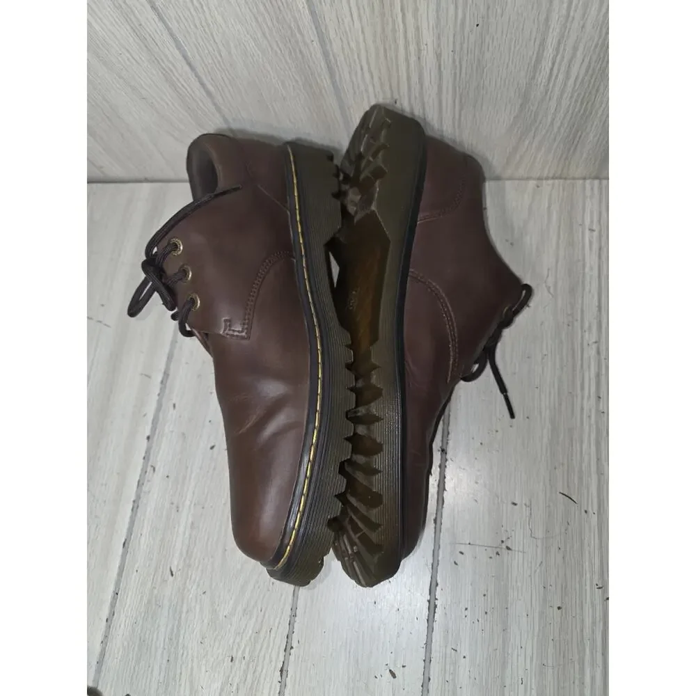 Dr Martens Kent Shoes Brown Leather Lace Up Oxford 13m Business Casual Preppy